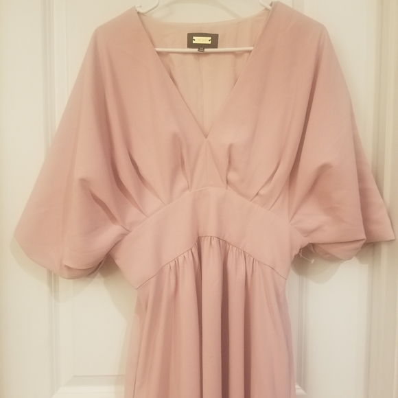 ALEXIA ADMOR August Draped Fit & Flare Midi Dress size 10 - Picture 3 of 6